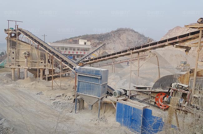 湖北十堰PCZ1512重錘破時(shí)產(chǎn)250噸碎石生產(chǎn)線