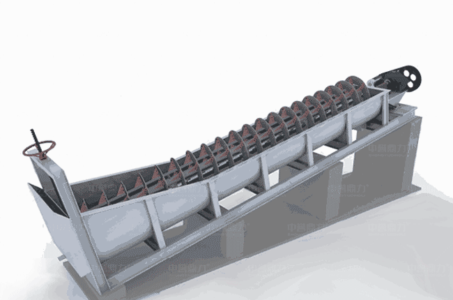 螺旋洗砂機(jī)工作原理圖