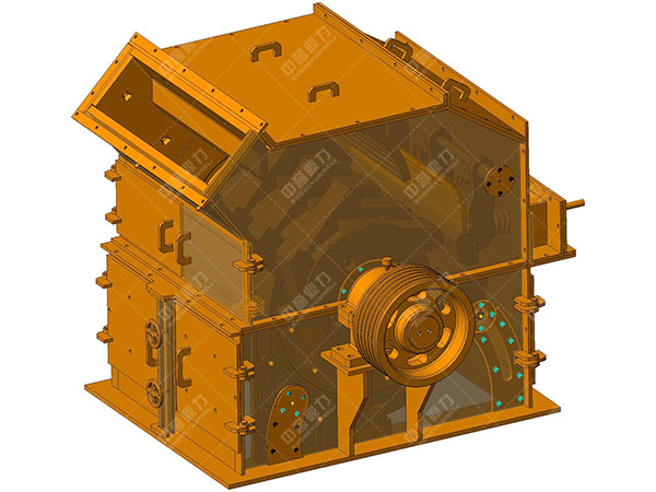 反擊式破碎機結(jié)構(gòu) 反擊式破碎機結(jié)構(gòu)