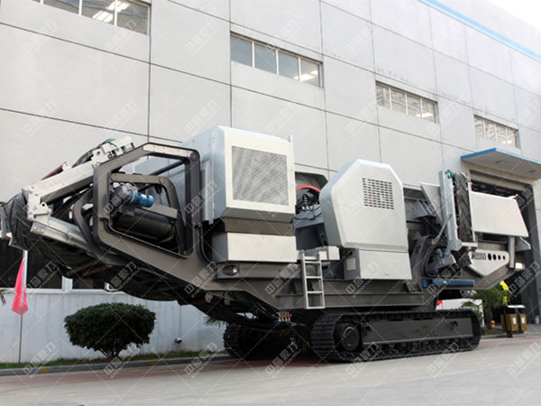 履帶式移動破碎機(jī)