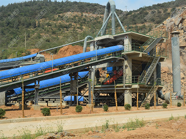 時(shí)產(chǎn)500噸以上石子生產(chǎn)線