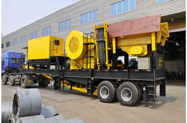 移動(dòng)石頭碎石機(jī)