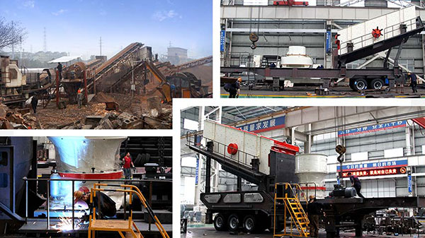 時產(chǎn)100噸車載沙石碎石機